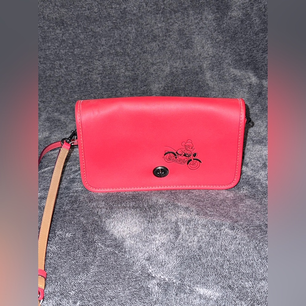 NWOT Coach Novelty x Disney Red Crossbody and Wallet Set in RED (2 ITEMS!) - Picture 2 of 15